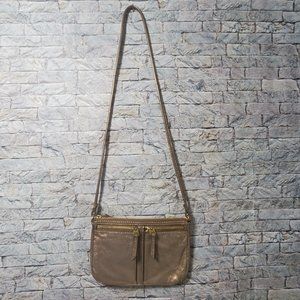 FOSSIL Metallic Leather Crossbody